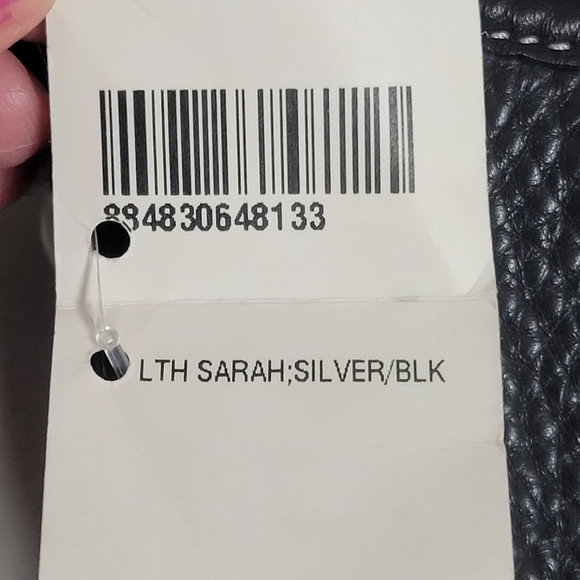 Coach NWT Sarah Black Pebble Leather Hobo. - Picture 8 of 16